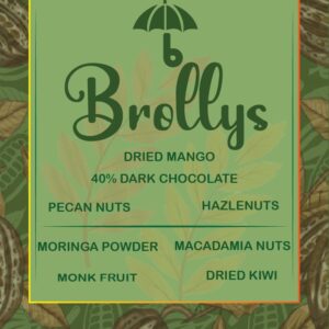 Organic 40% Dark Chocolate with Nuts, Fruits, Moringa, and Monk Fruit