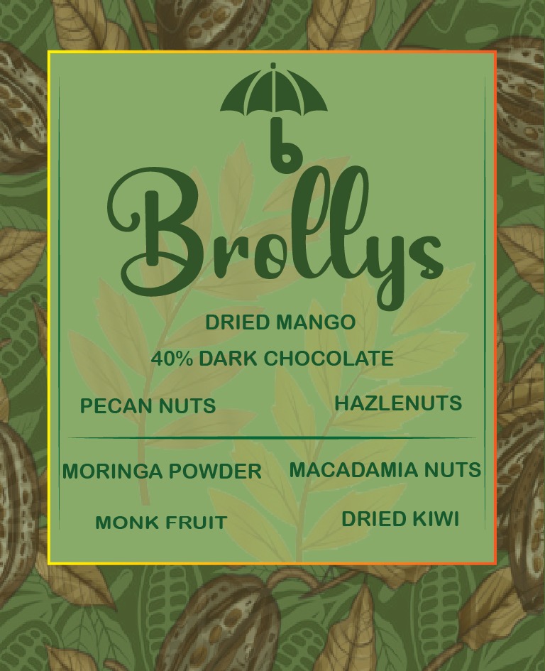 Organic 40% Dark Chocolate with Nuts, Fruits, Moringa, and Monk Fruit